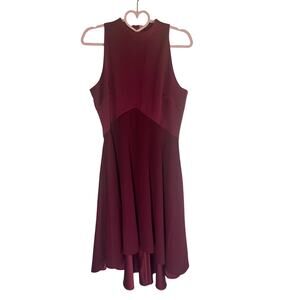 Ted Baker London Sleeveless Fit & Flare Dress Women's Size 6 Wine Red